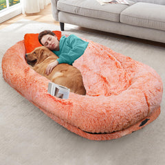 Yaem Cama Humana, vista general, para dormir cómodo junto a tu mascota.