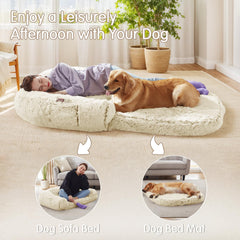 YAEM cama humano plegable, detalle forro impermeable protege el interior.