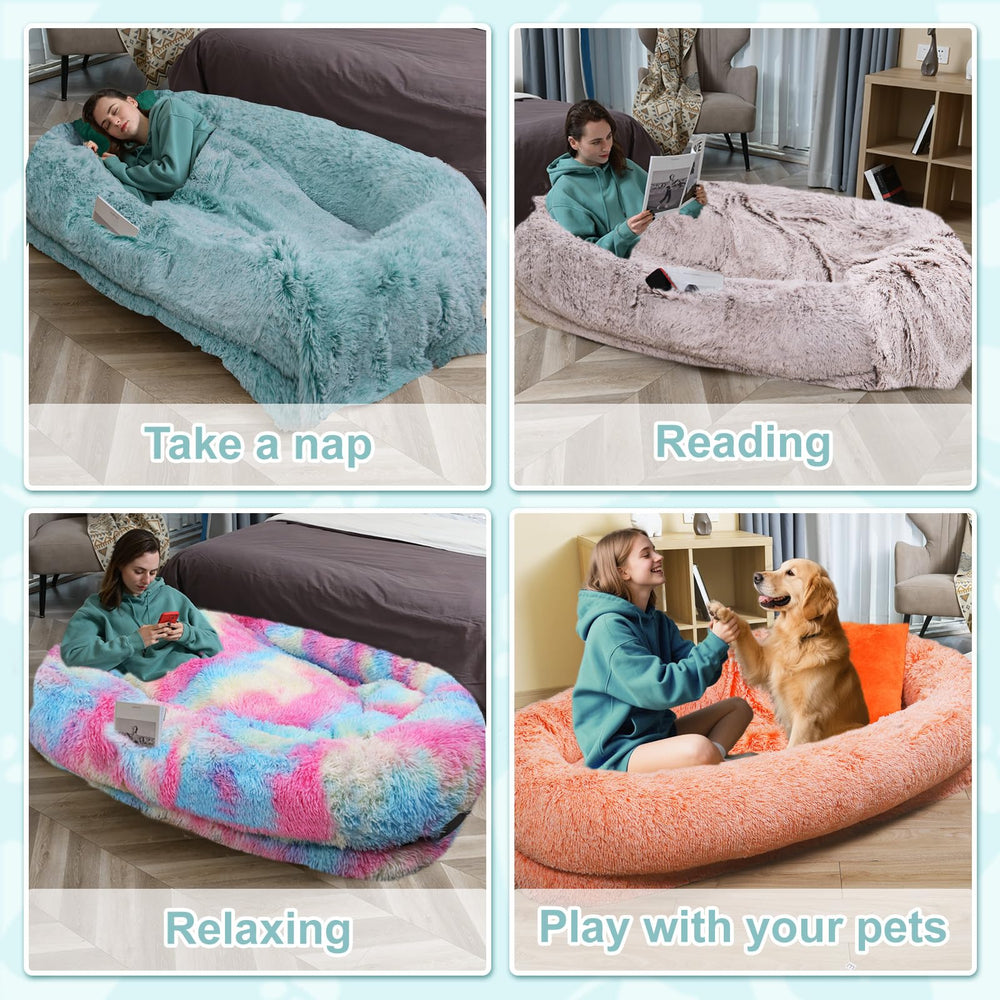 Yaem conjunto relajación para cama humana, ideal para leer o acurrucarse.