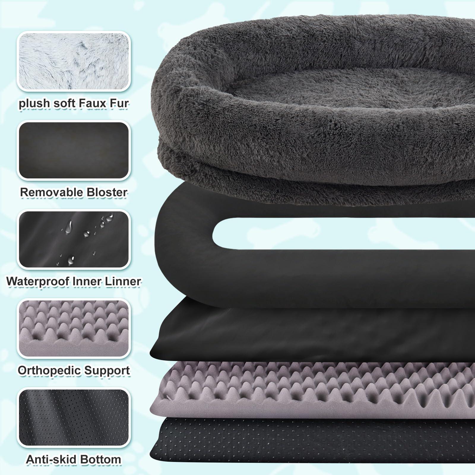yaem manta acolchada, suave y cálida para complementar la cama