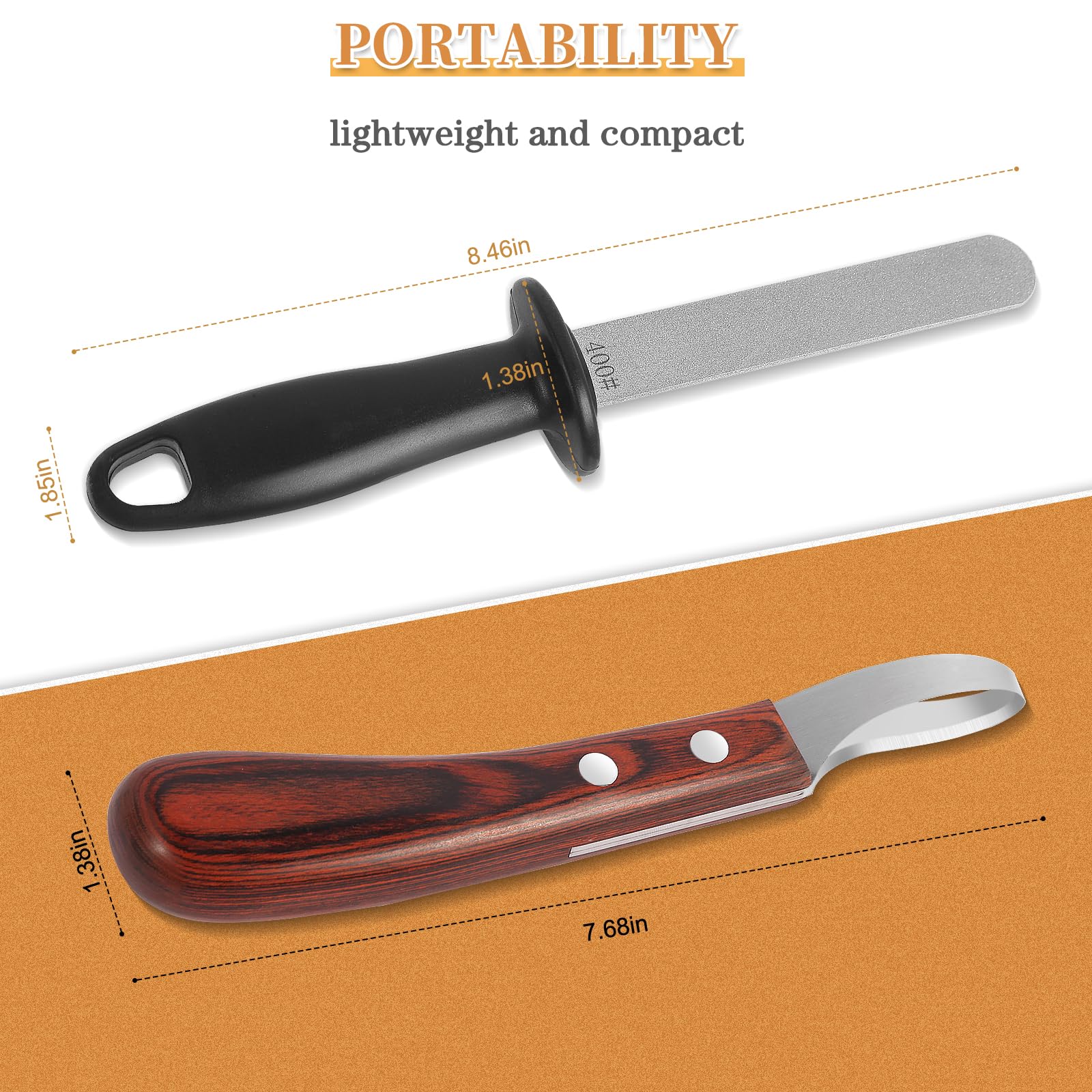 Kit portátil para herradores con herramientas esenciales de Yahiki