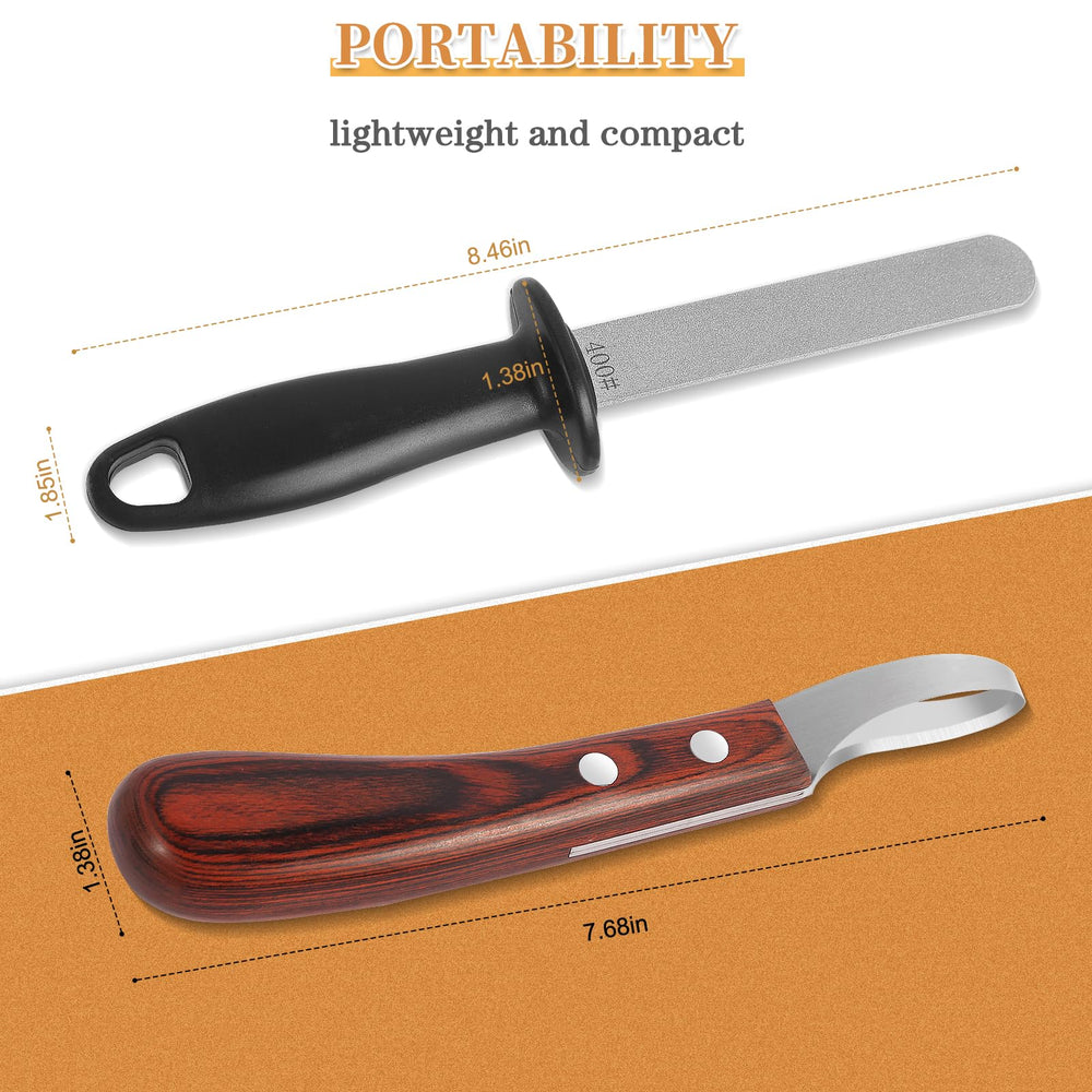 Kit portátil para herradores con herramientas esenciales de Yahiki