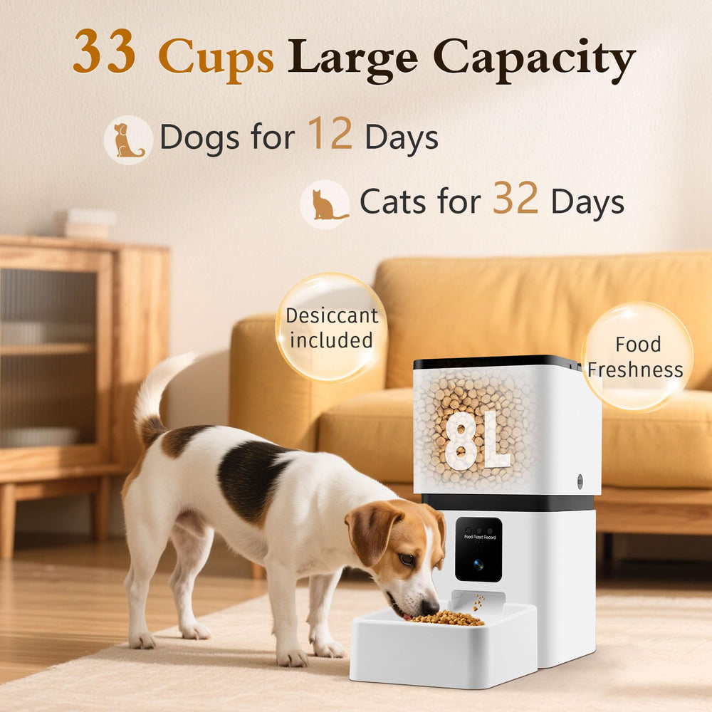 Yakry capacidad-8l dispensador-perros evita recargas constantes.