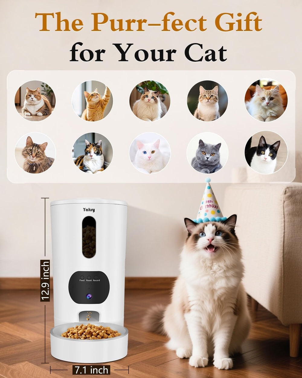 Yakry monitoreo de actividad de la mascota y seguridad del hogar