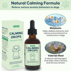 Yakucho Gotas Calmantes para Perro, melatonina y valeriana para un estado sereno.