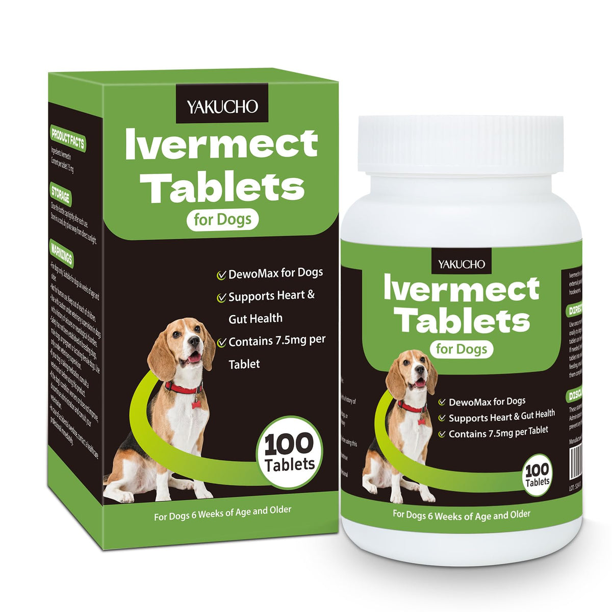 Yakucho lvermect-tabletas-perro-dosis: pastilla fácil de administrar para apoyo digestivo diario