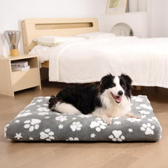Cama Yaning para perros grandes, detalle jacquard, diseño elegante y cálido.
