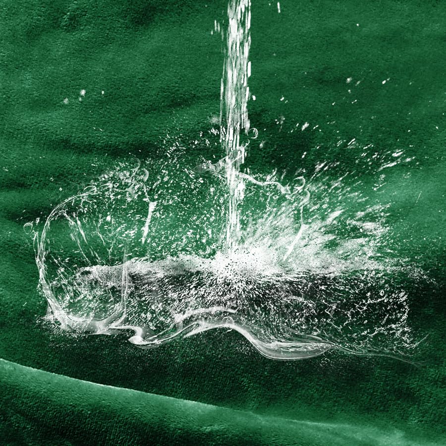 Manta Yaning verde, diseño reversible y duradero