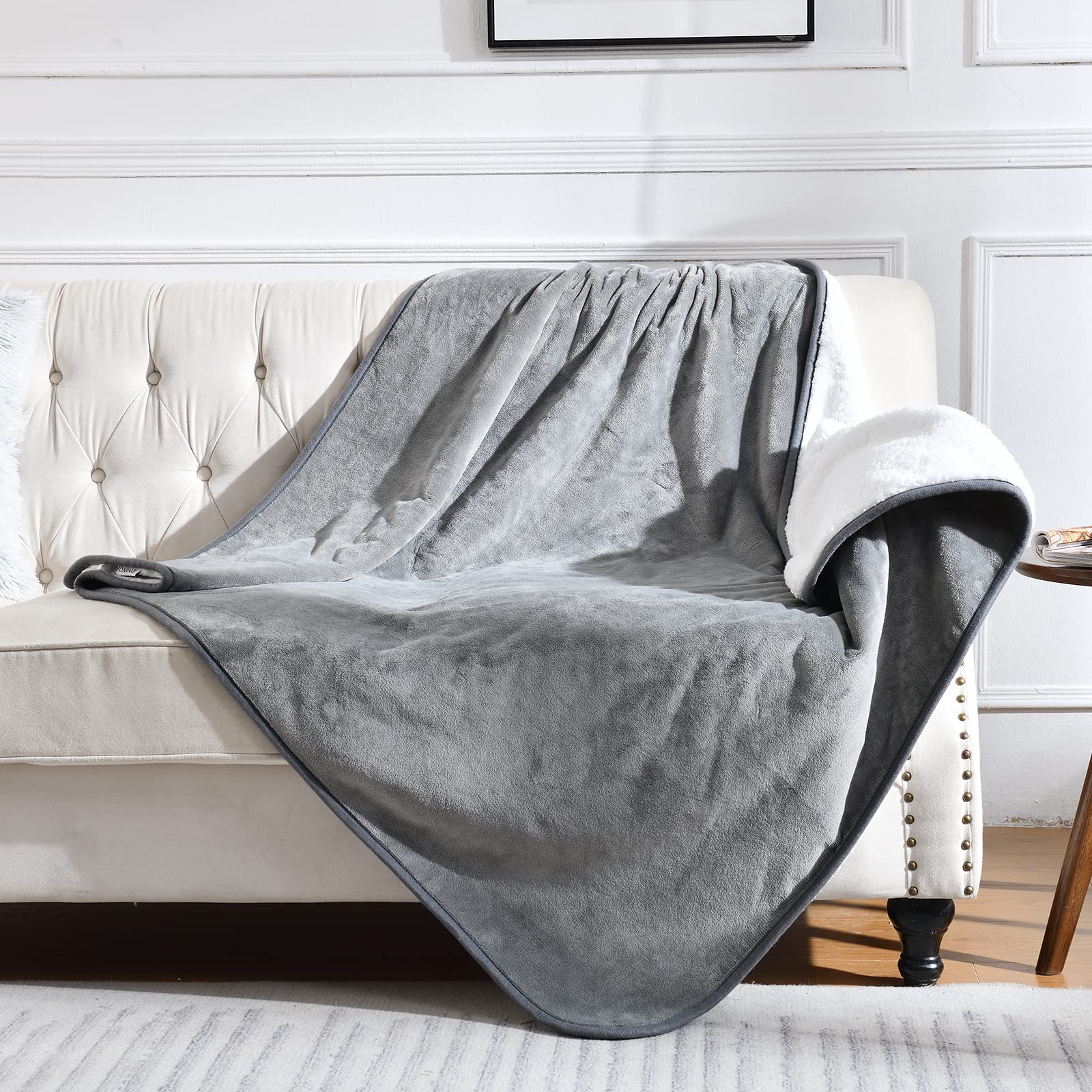 Manta impermeable Yaning para cama y sillón protege contra líquidos y manchas