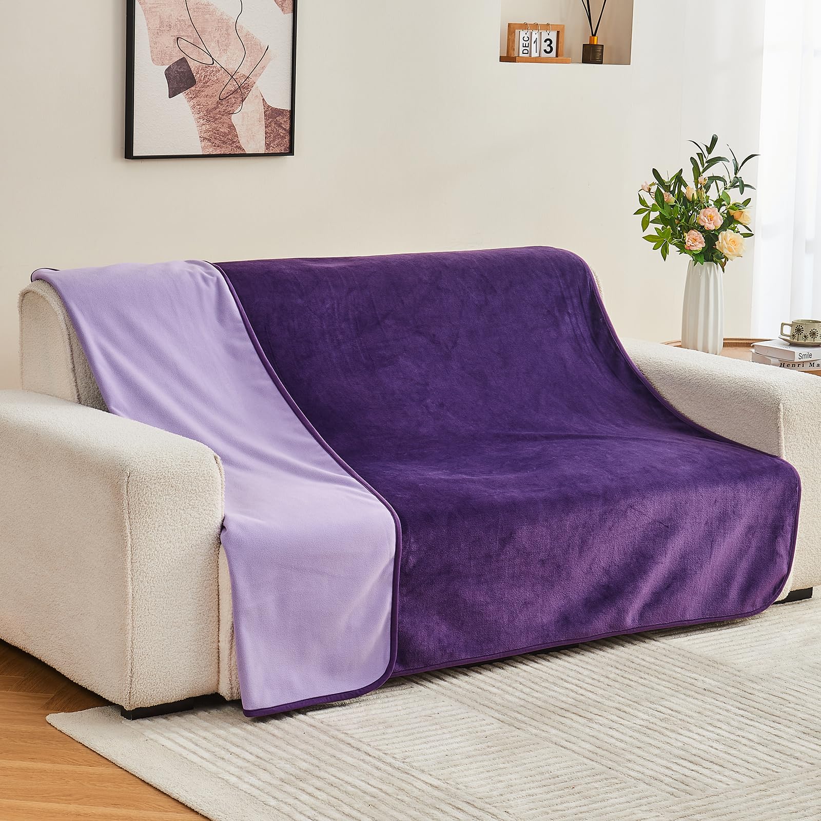Manta impermeable Yaning, lavado a máquina, mantenimiento sencillo para hogares ocupados