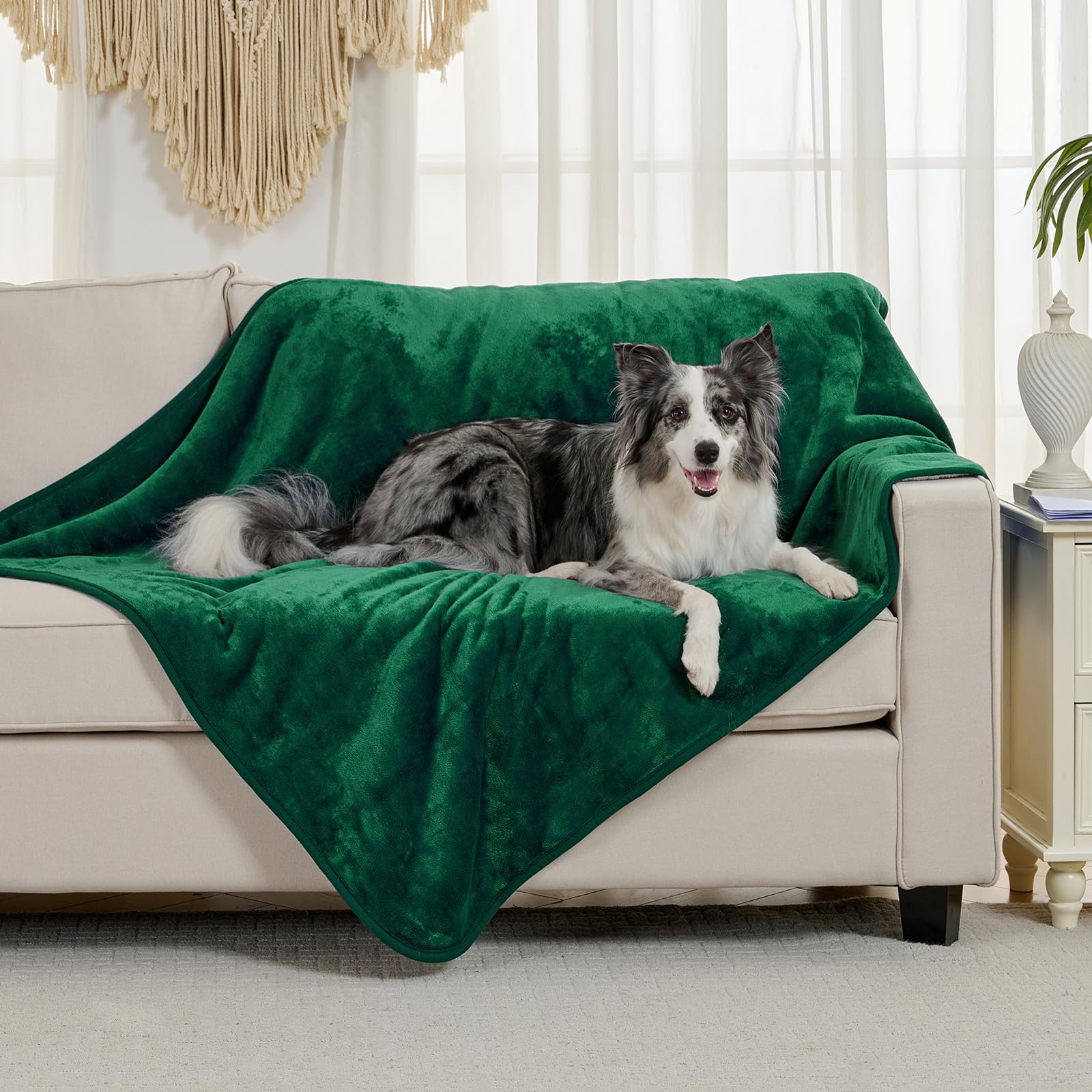 Manta Yaning con Sherpa suave para mascotas y confort