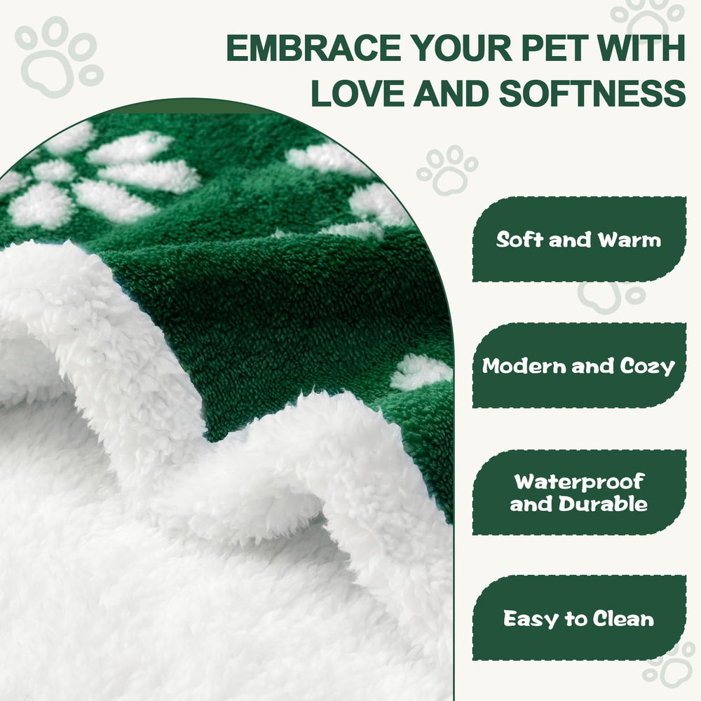 Lado sherpa reversible Yaning, calor suave para mascotas y personas.