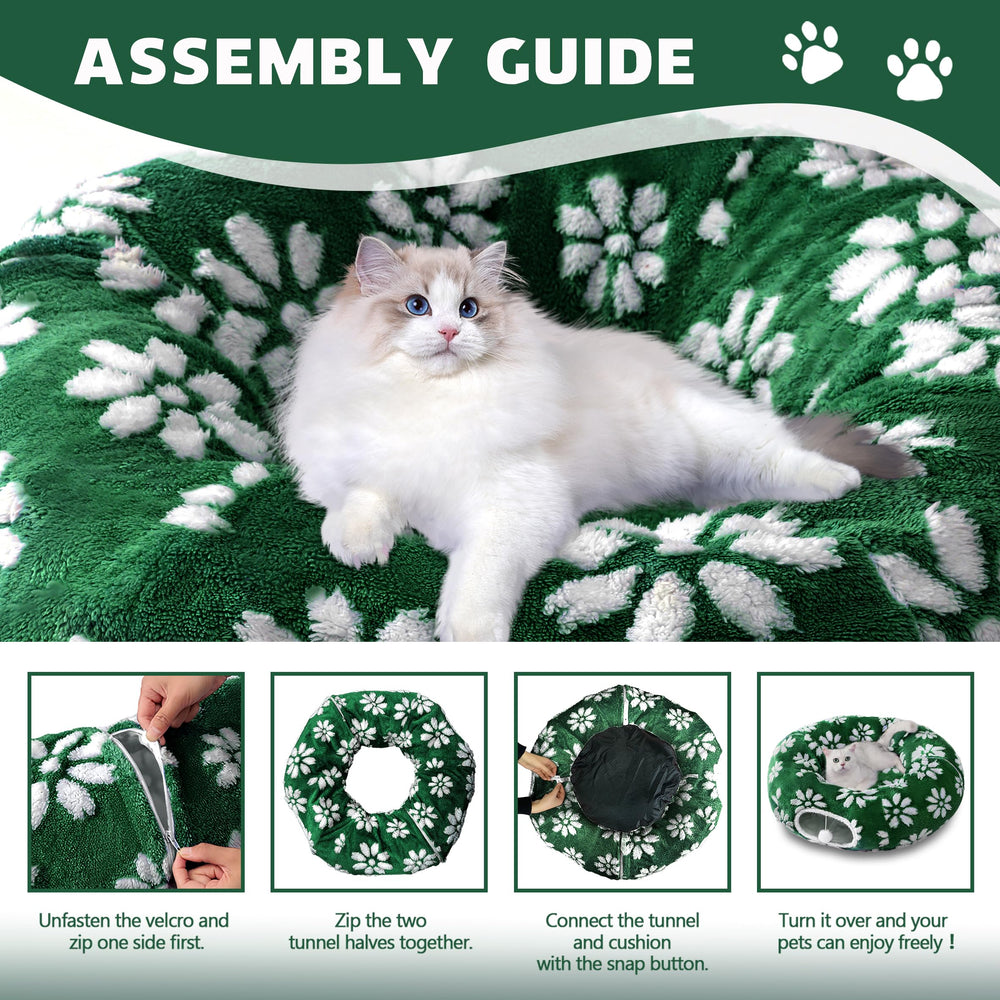 Yaning tunel-gatos montaje sencillo y limpieza fácil
