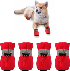 Botas YAODHAOD para perros pequeños talla 7, ajuste cómodo para paseos