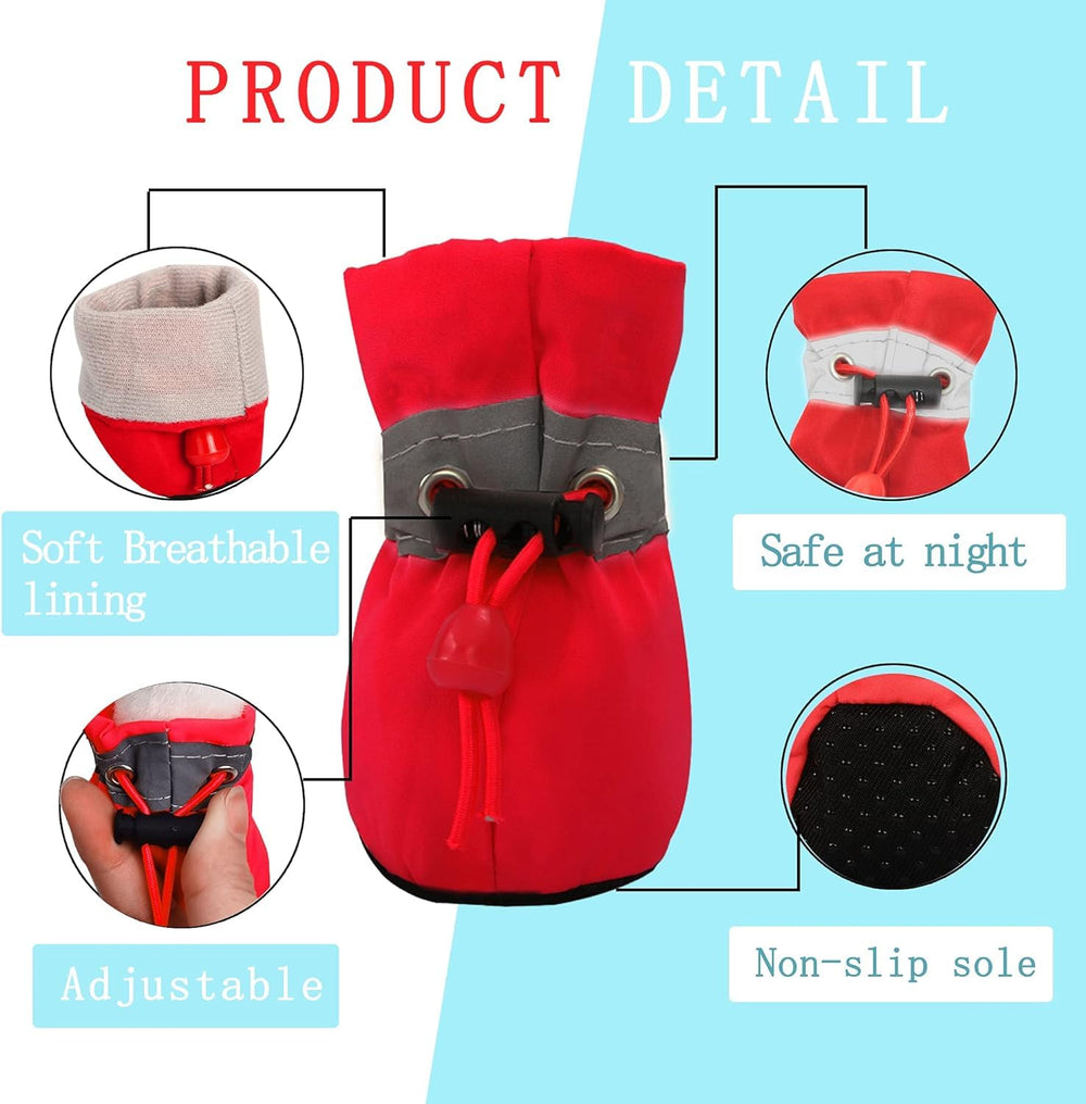 Yaodhaod botas perro proteccion de patas en invierno ante superficies frias