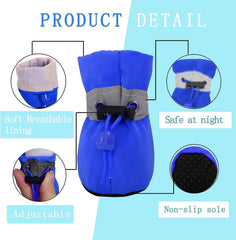 Yaodhaod Zapatos para Perro Pequeño, suela suave, ideal para pisos sin rayones.