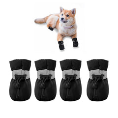 Zapatos YAODHAOD para perros tamaño 2 con ajuste preciso para patas pequeñas, comodidad y seguridad.