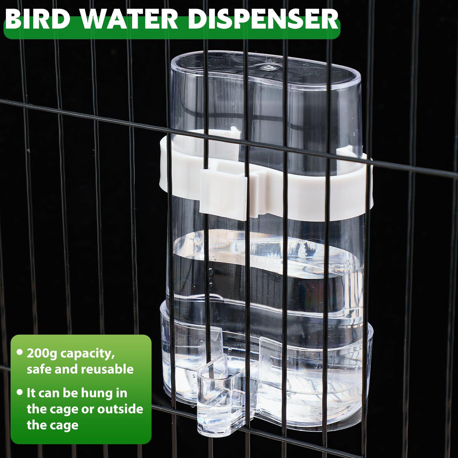 Yaomiao dispensador de agua 200 ml, gran capacidad sin ocupar más espacio.
