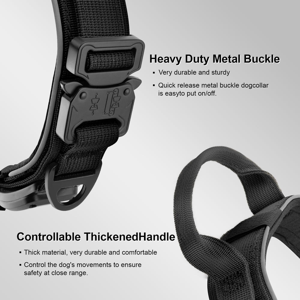 Yaotya collar AirTag con cierre metálico resistente para perros activos.