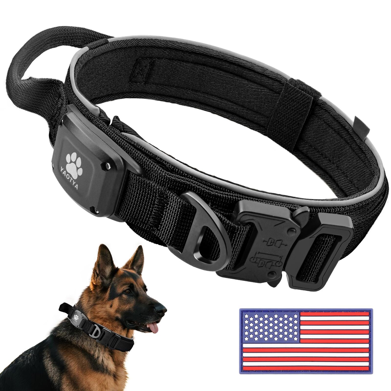 Yaotya collar AirTag IP68 impermeable, ideal para nadar y exteriores.
