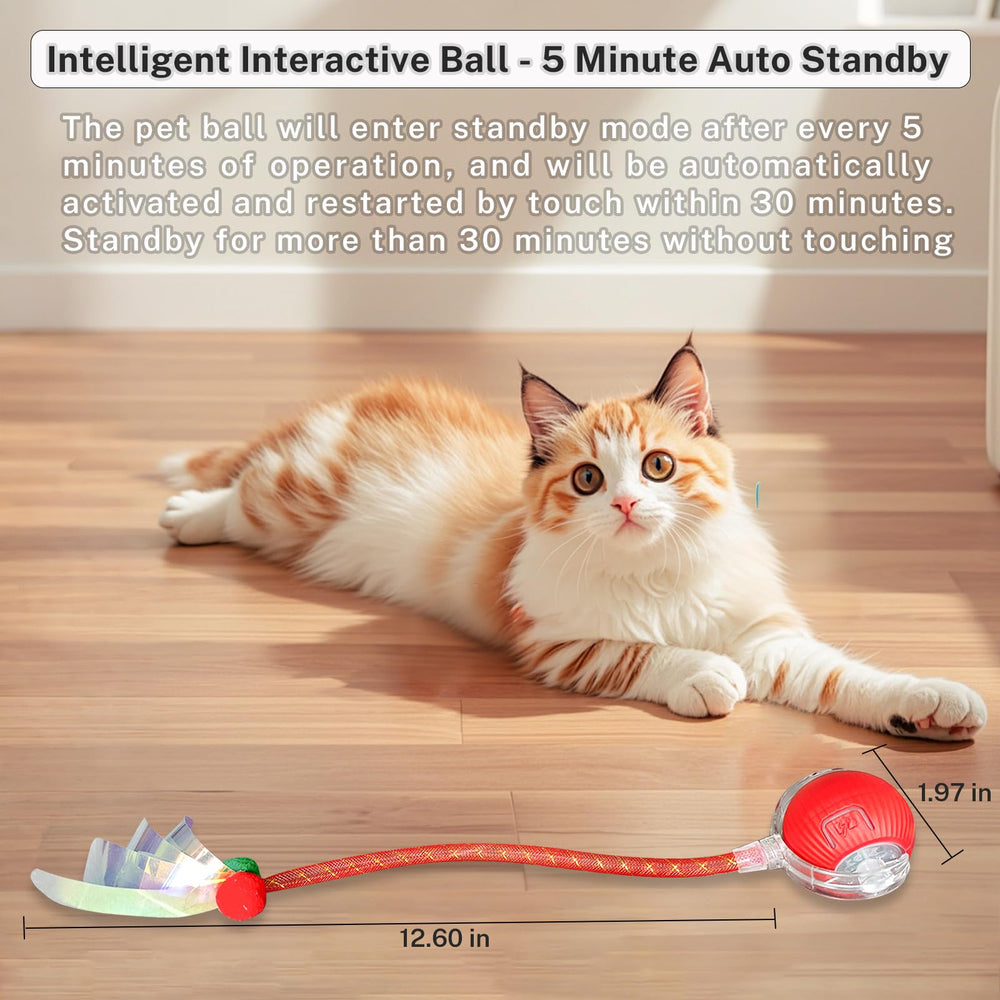 Bola Yaruiguang para gatos con tres modos de interacción.