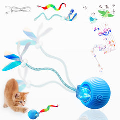 Yaruiguang Speedy Tail 2.0: bola interactiva para juego activo del gato