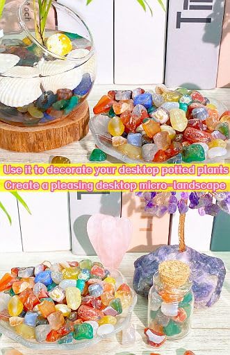 YATOJUZI: lapislázuli en grava, añade color en acuarios y decoraciones.