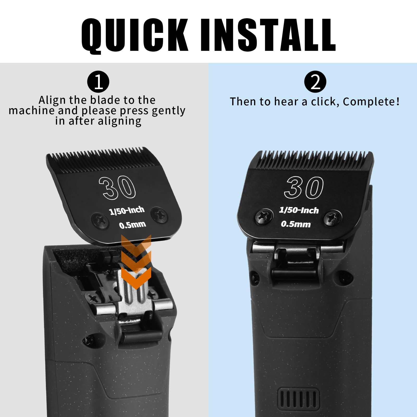 Soporte al cliente rápido si la cuchilla no se ajusta a tu máquina.