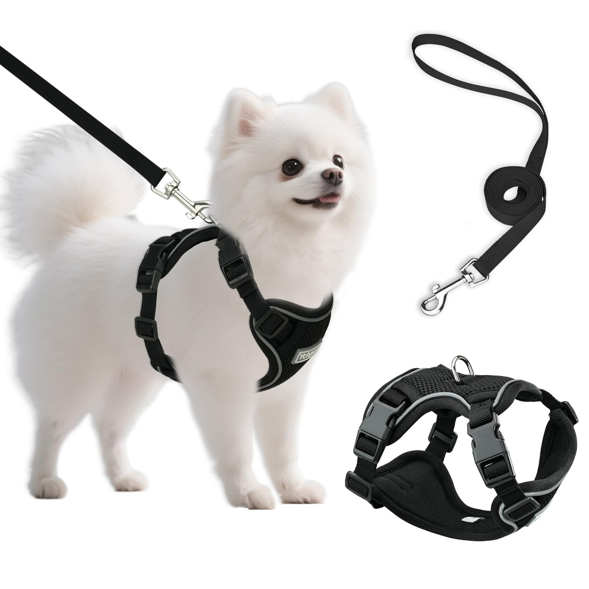 Arnés Ychpaw para perro pequeño talla S con ajuste cómodo para paseos