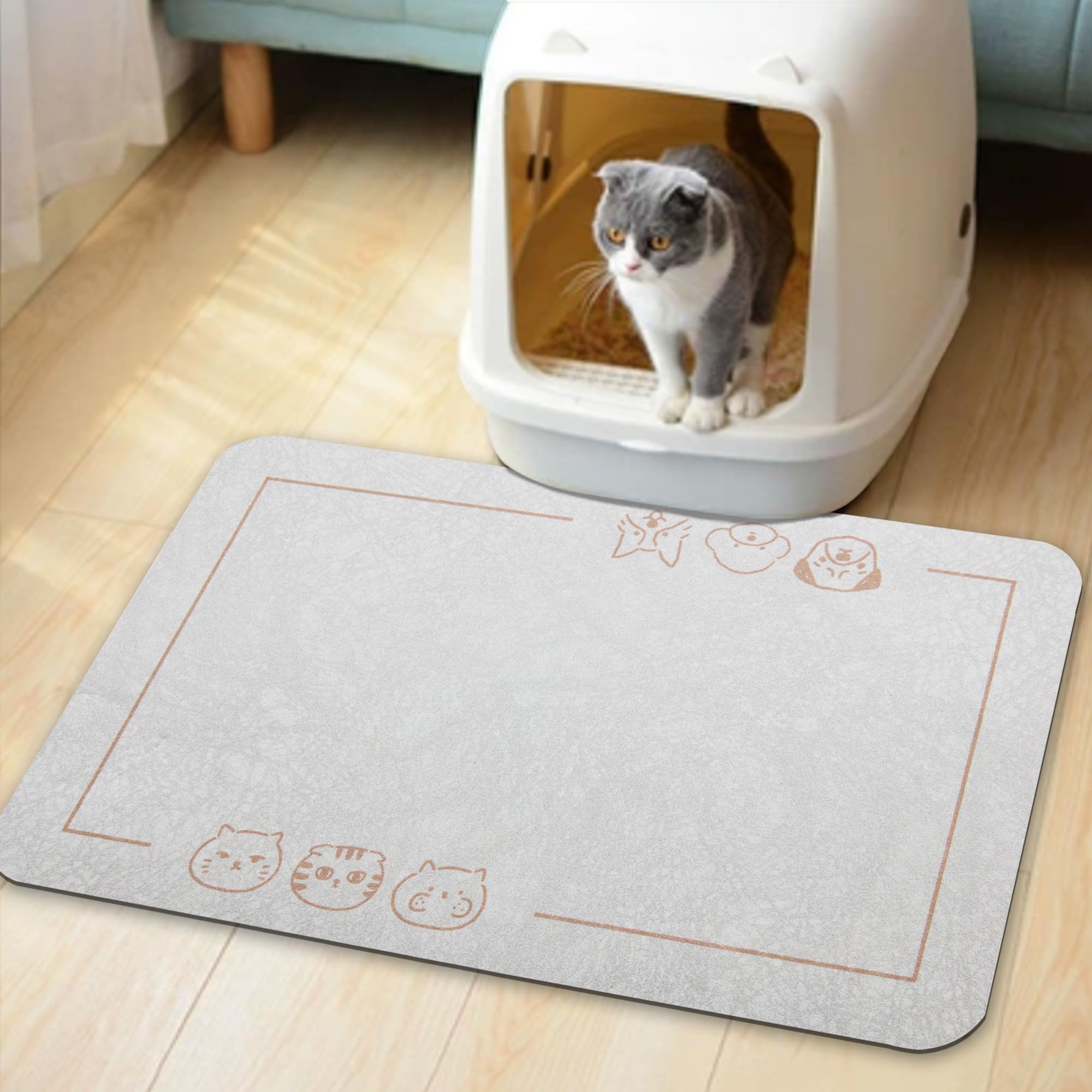 Base YCT para mascotas, diseño práctico y color gris