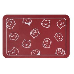 Tapete de comida para gatos YCT, antideslizante y absorbente, evita derrames