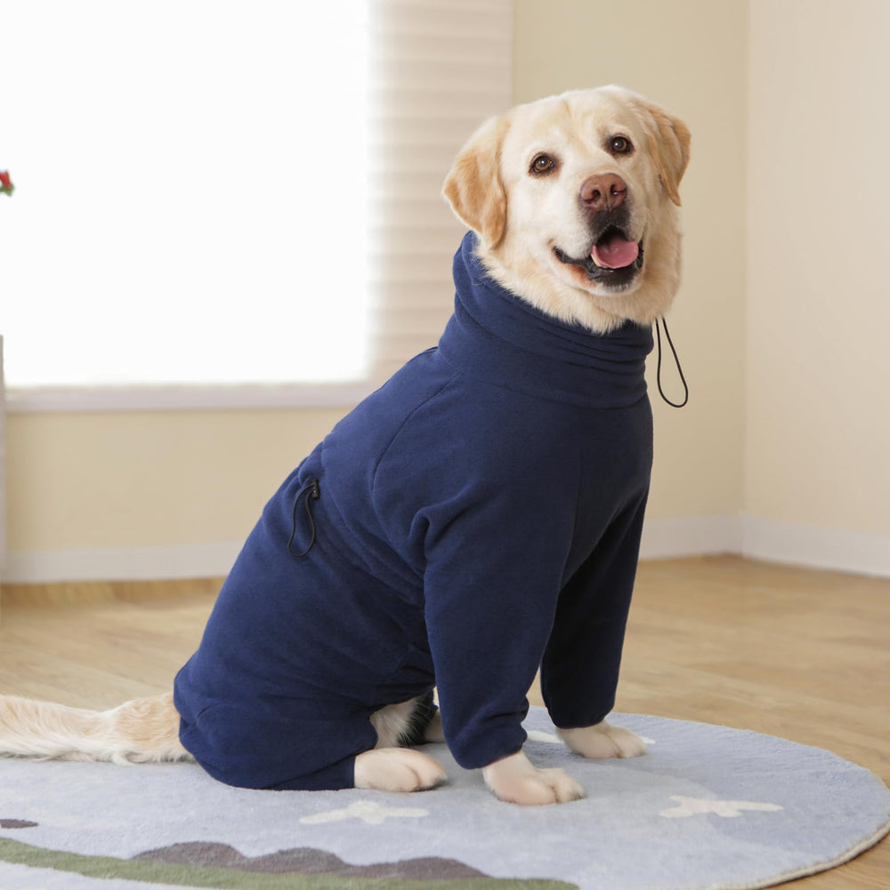 Yeapeeto abrigo invernal para perros, ajuste de cuello y abdomen para mayor comodidad.