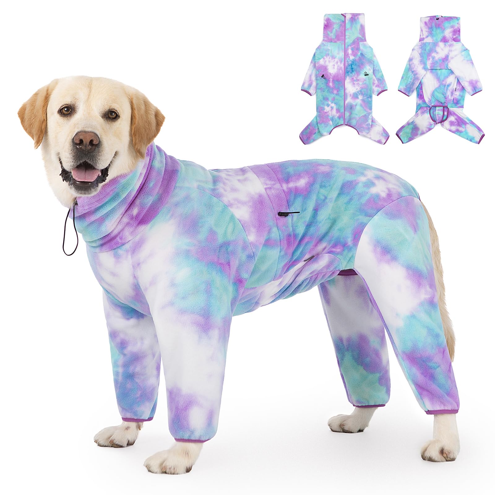 Yeapeeto abrigo para perros, cobertura de cuerpo completo para inviernos fríos.