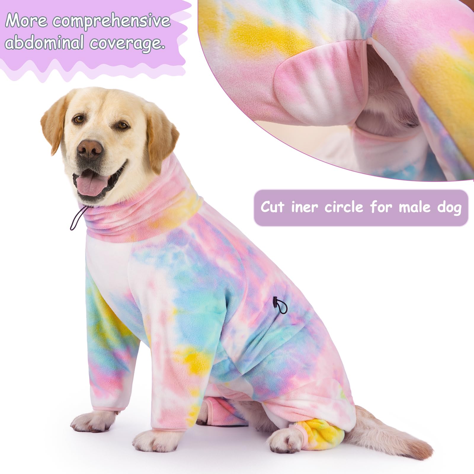 Yeapeeto Capa Invierno Perros: disponible en rosa y azul para combinar con tu estilo.