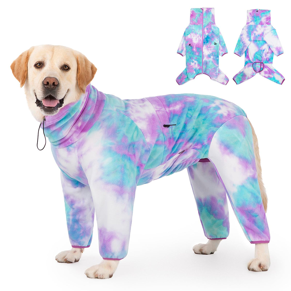 Yeapeeto capa invierno para perro, tejido polar cálido