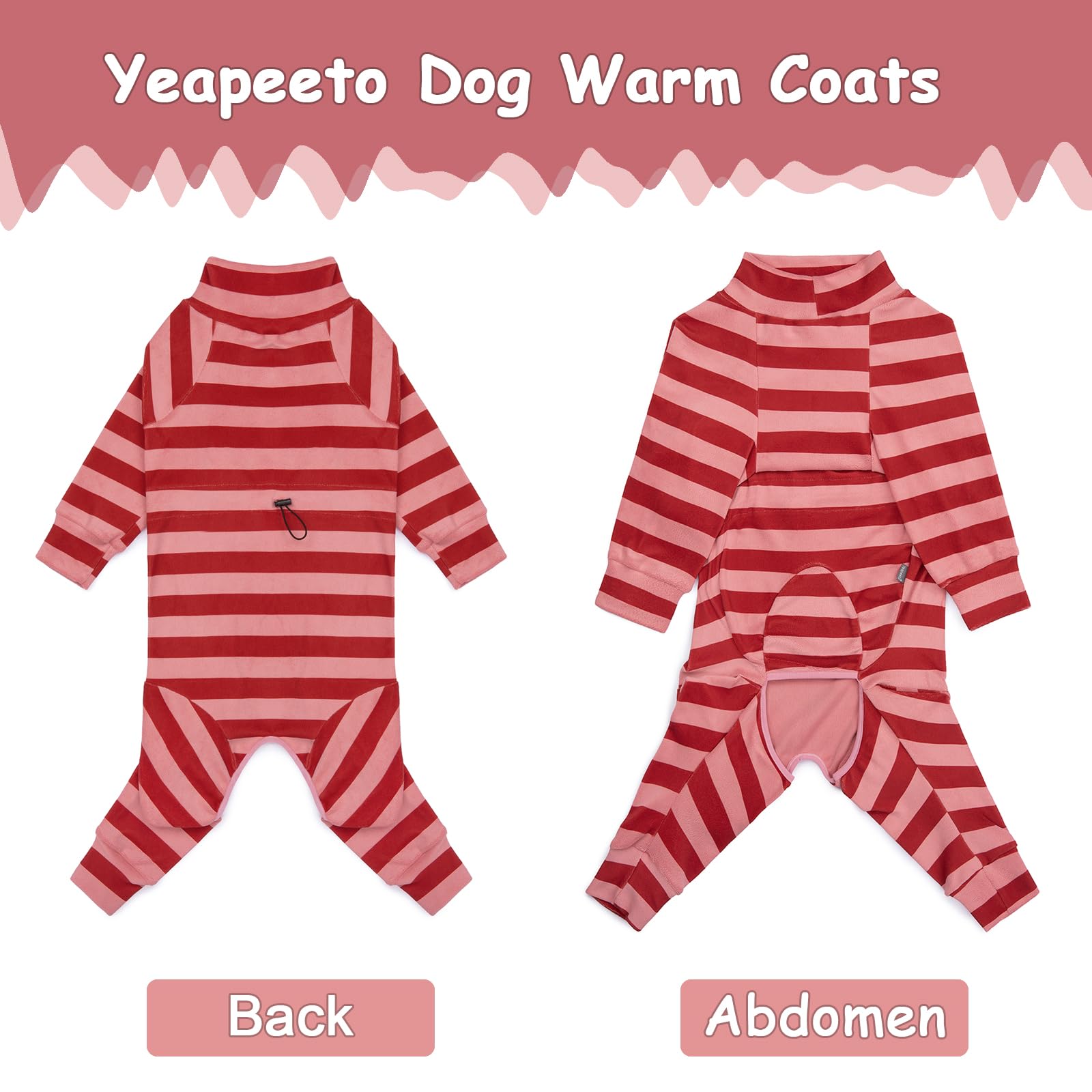 Yeapeeto diseño de cuatro patas protege las patas del viento durante paseos