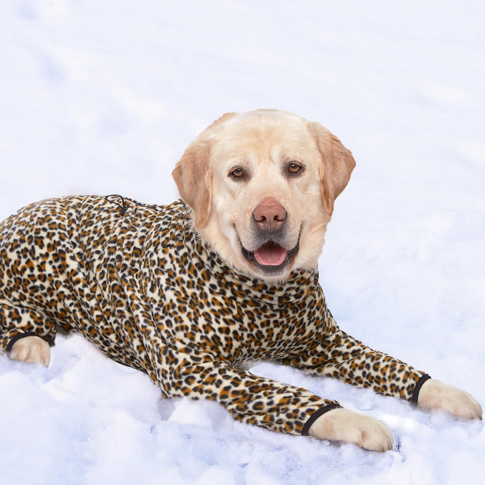 Diseño leopardo de Yeapeeto, perfecto para paseos en días fríos