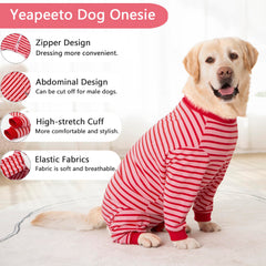 Yeapeeto Recovery Suit, tela de algodón y elastano, suave y transpirable.
