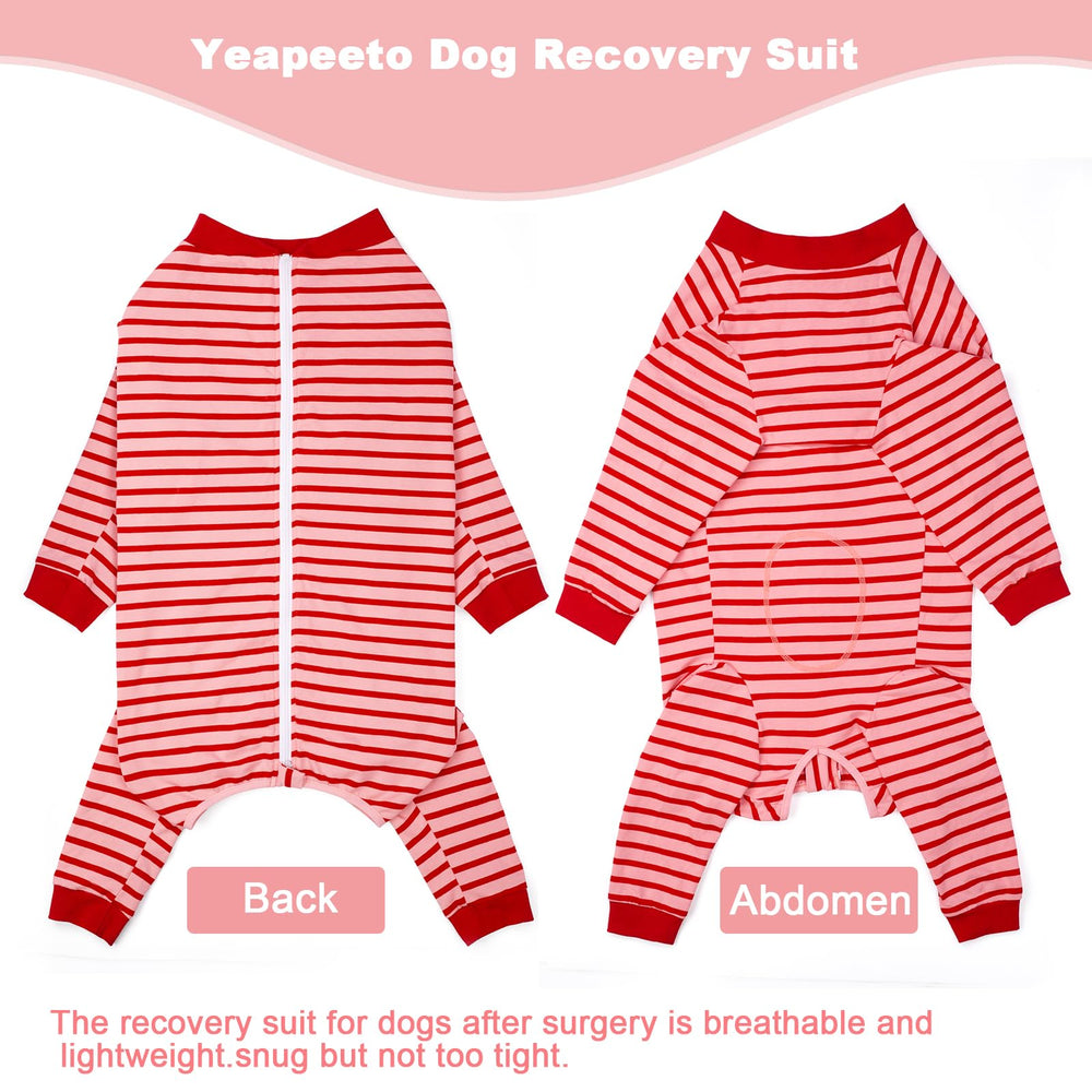 Yeapeeto Recovery Suit ofrece protección de heridas evitando lamido.