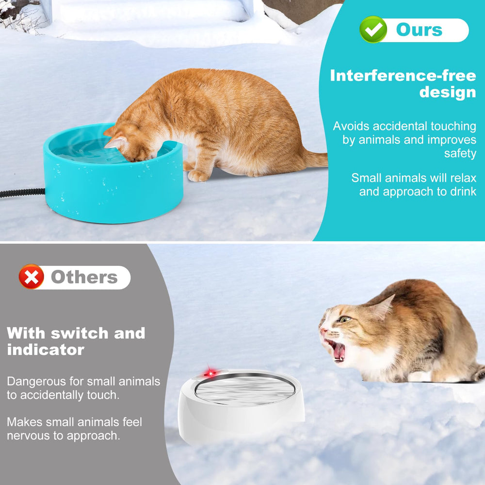 Yeatruojeet capacidad-32-litros ideal para varias mascotas en exterior.