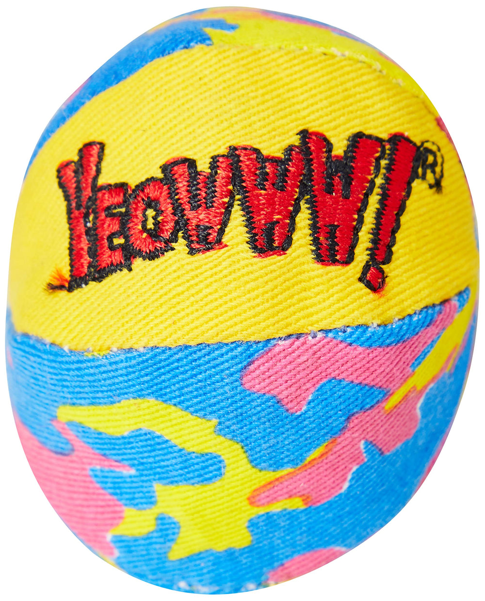 Bolas Yeowww en juguetes para gatos, listas para juego interactivo.
