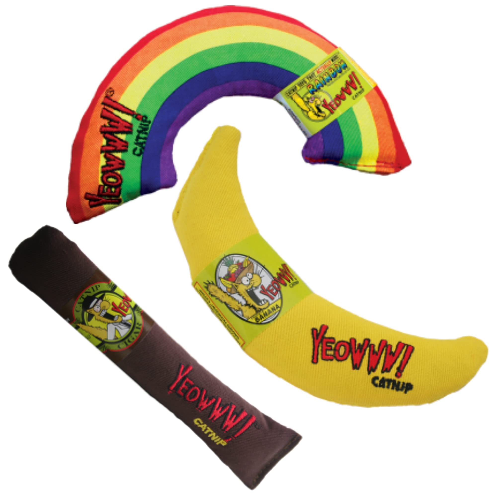 Detalle de la banana YEOWWW hierba gatera 100% orgánica