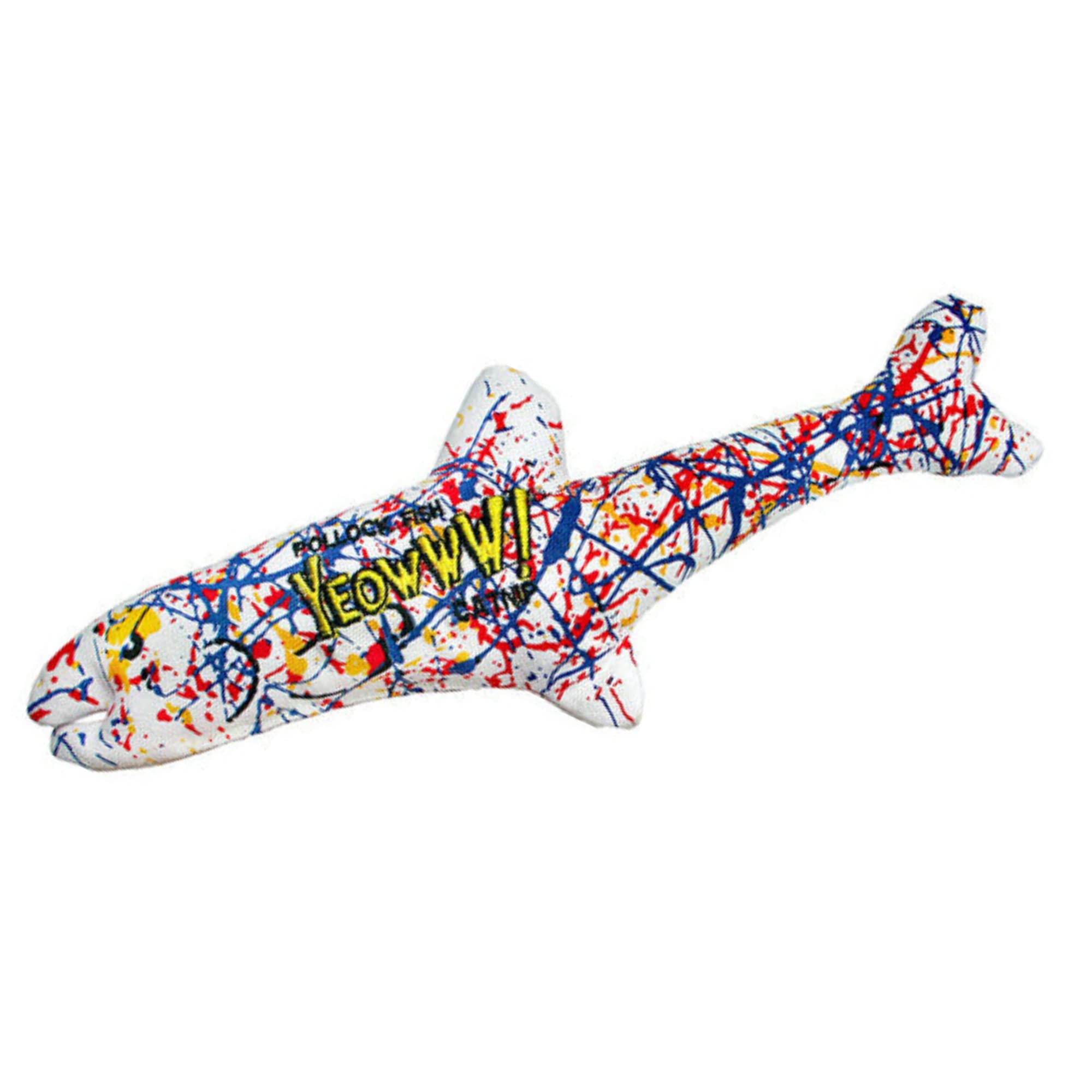 Pollock pez Yeowww!, enriquecimiento diario para gatos activos.
