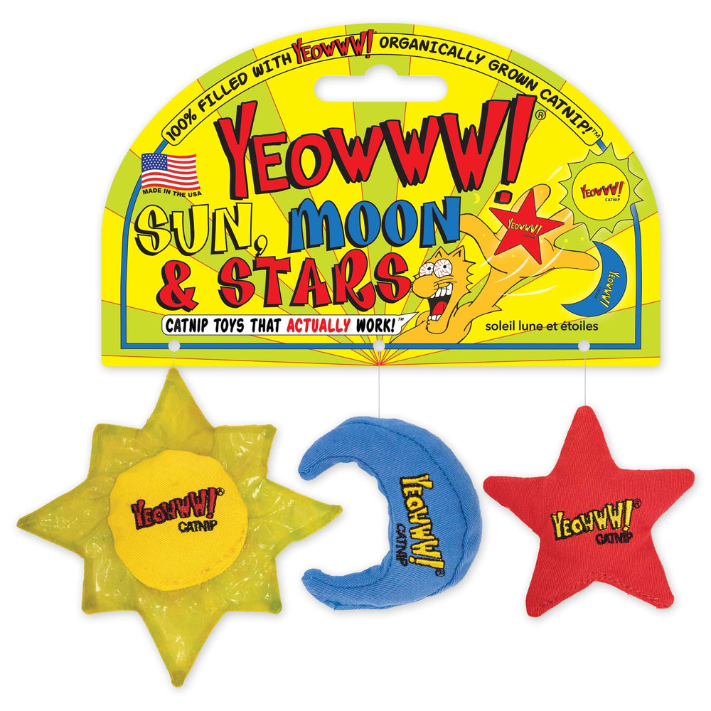 YEOWWW Sol catnip juguete crinkle para gatos, fomenta juego activo y ejercicio