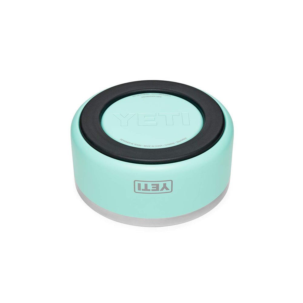 YETI Boomer 4, color verdeazulado, cuenco duradero para uso diario.