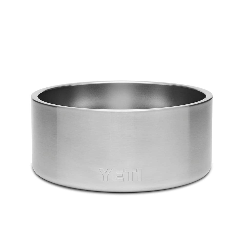 YETI Boomer 8, plato para perro de acero inoxidable, duradero y fácil de limpiar.