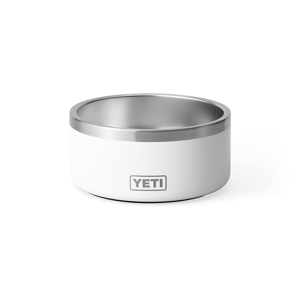 YETI Boomer 4: plato para perro en acero inoxidable, seguro para comida diaria.