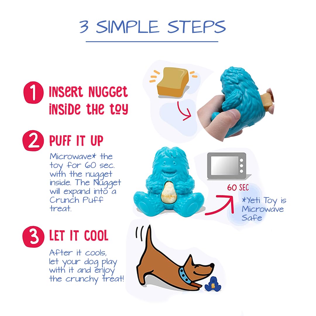 Yeti Dog Chew dispensador de snacks para entrenamiento y recompensa.