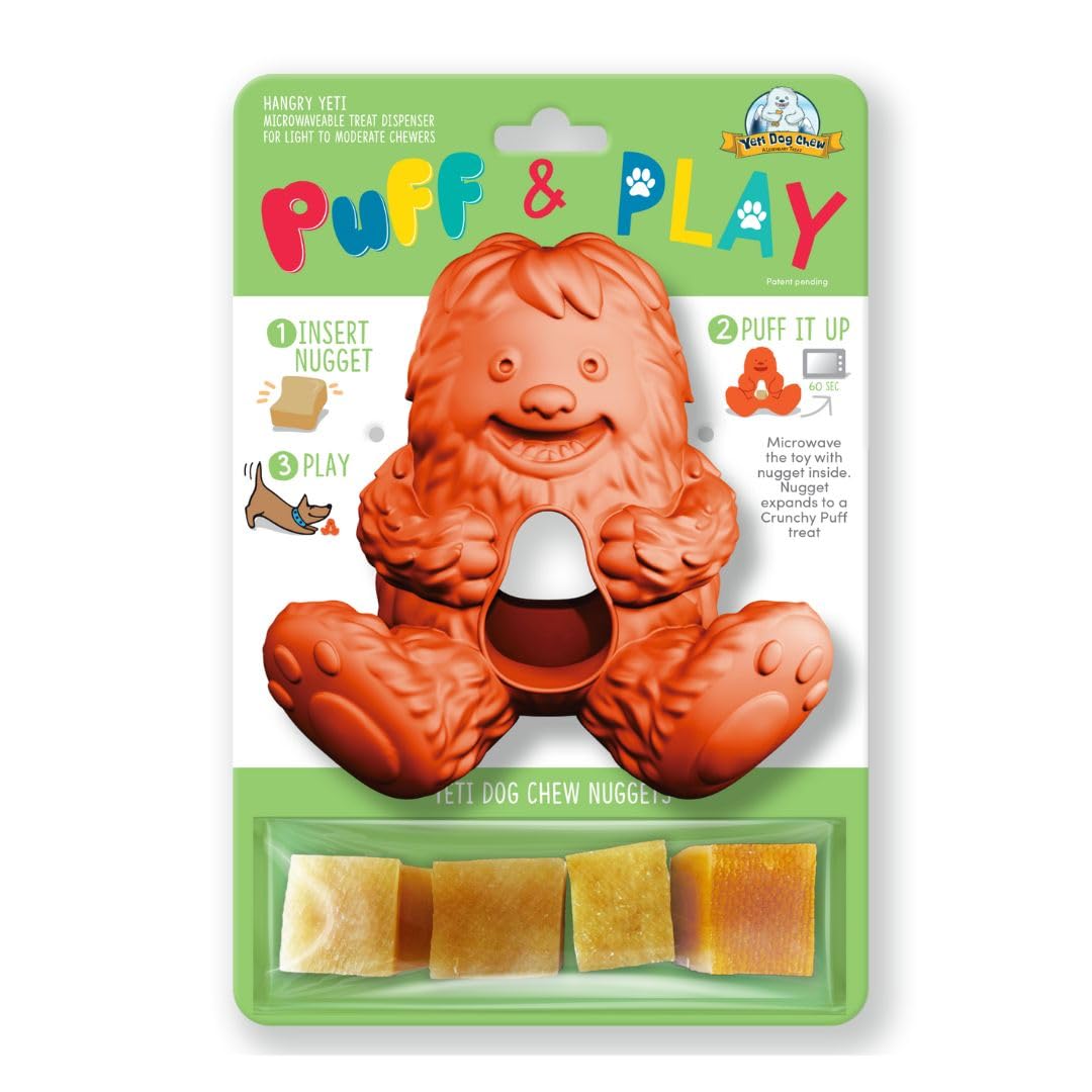 Yeti Dog Chew Puff and Play: juguete interactivo que estimula la mente de tu perro