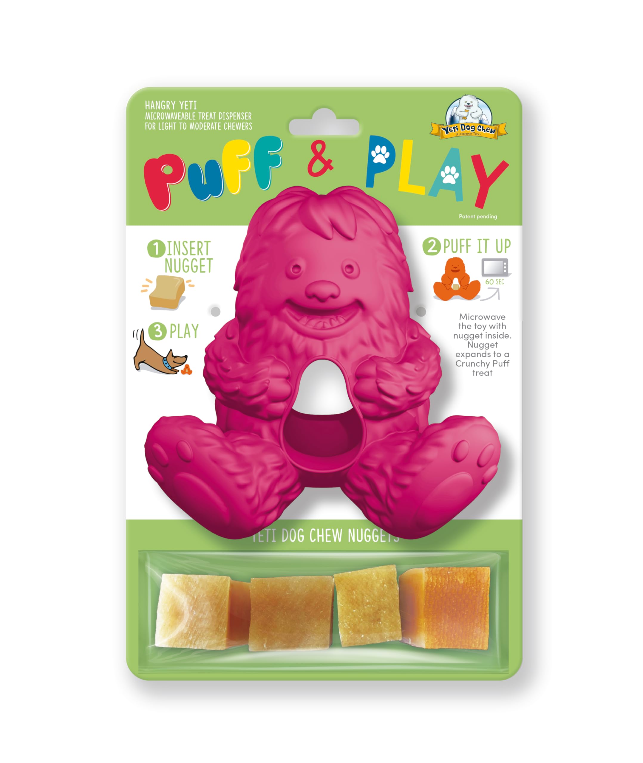 Yeti Puff and Play: juguete dispensador de tratamientos para estimulación mental del perro